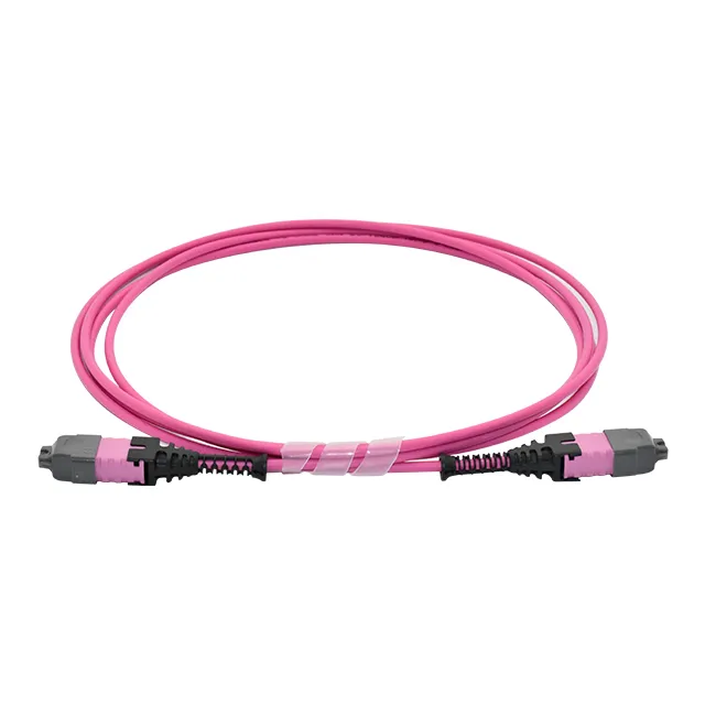 Data Center US Conec MTP PRO to MTP PRO Fiber Cable Assembles MM OM4 12F 3.0mm PVC