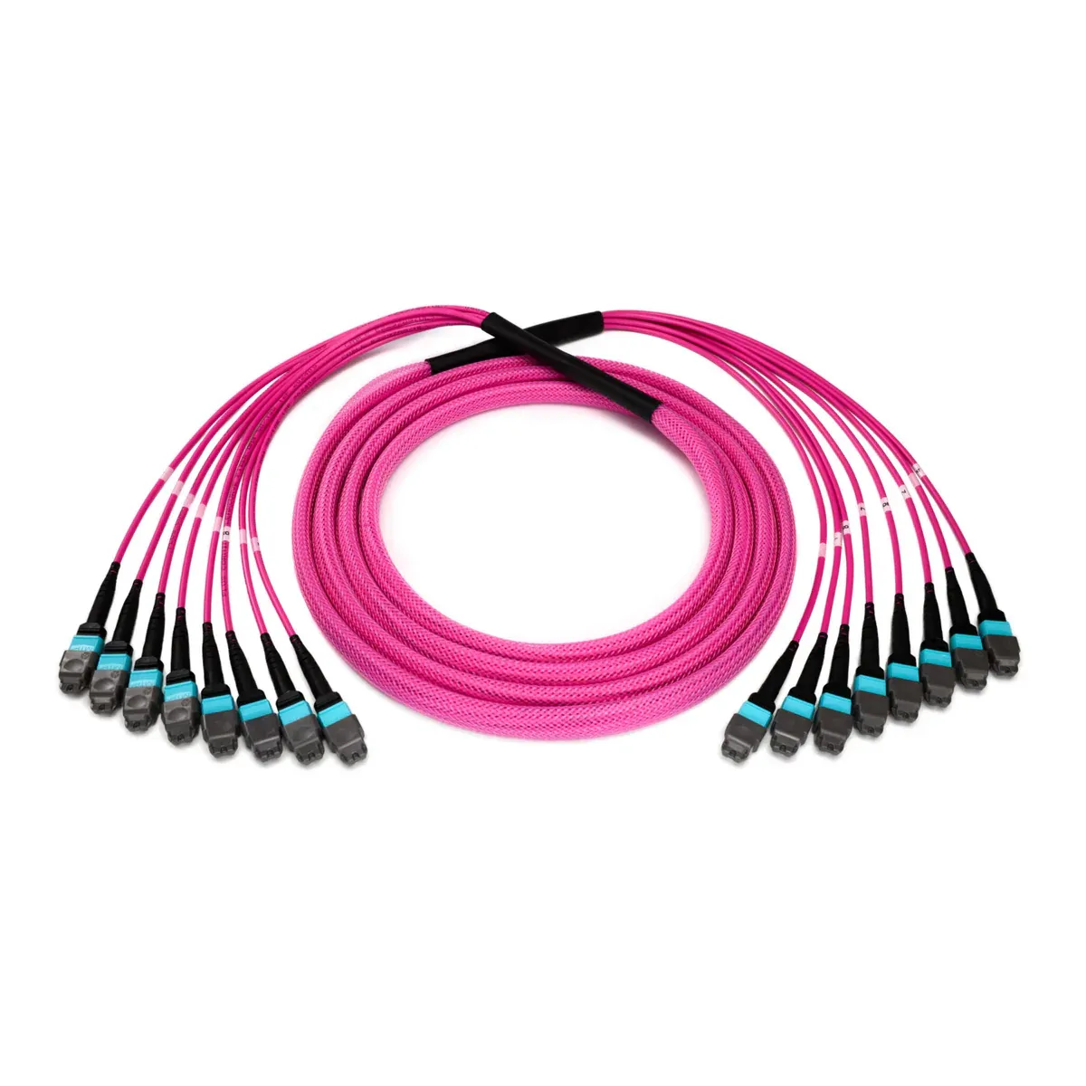 MTP MPO Fiber Cable|MPO-MPO Patch Cable 8x12C 96Core Multimode OM4 Plenum PVC Male Female